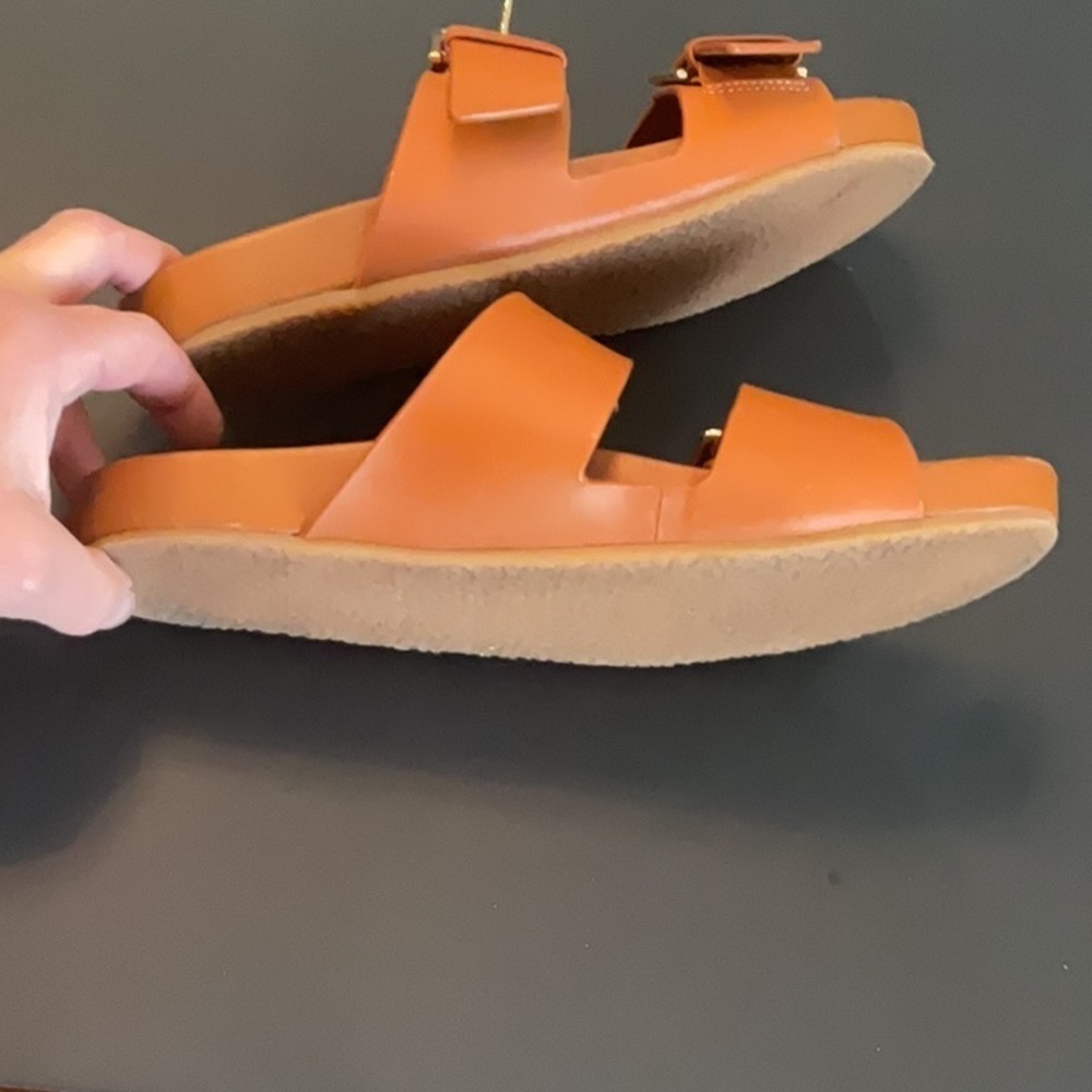 Ulla Johnson double buckle leather sandal in sierra brown size 38 1/2 (US 8.5) - Picture 5 of 7